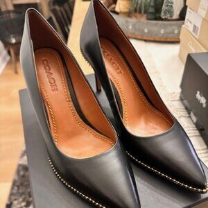 Coach Beach Chain Pump - Black size 9